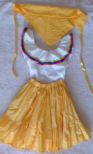 Traje Folklórico Para Niñas Talla 4-6