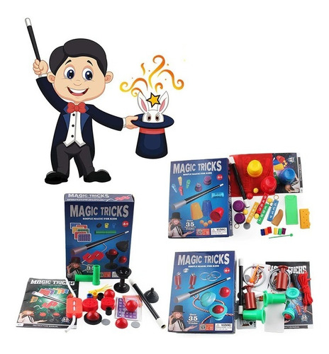Kit Magia Para Niños Adultos +35 Trucos Diferentes Set Magic