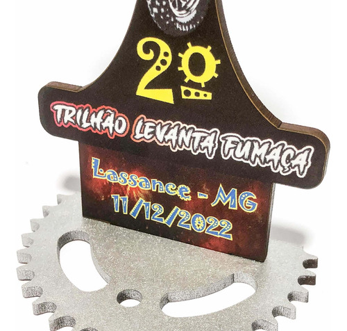 20 Troféus De Trilha Lembrança Trilheiros Personalizados