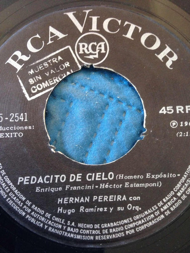 Vinilo Single De Hernán Pereira Madre (v140