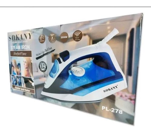 Imagen 2 de 2 de Plancha De Vapor Sokany Pl-278