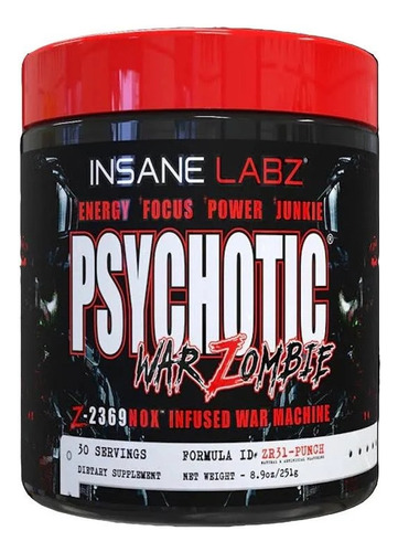 Insane Labz Psychotic War Zombie 30 Serv Sabor Sandía