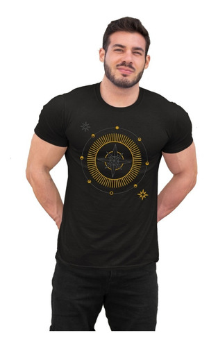 Camiseta Para Caballero Manga Corta Tarot Egipcio