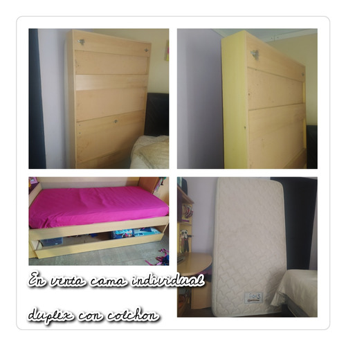 Cama Individual Con Gaveta