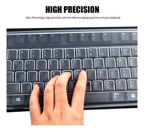 Bronagrand 2 Pack Clear Desktop Computer Keyboard Protection