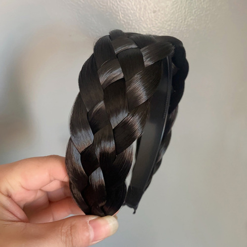 (bk), Diadema Invisible Y Esponjosa, Para Pelo, Trenza