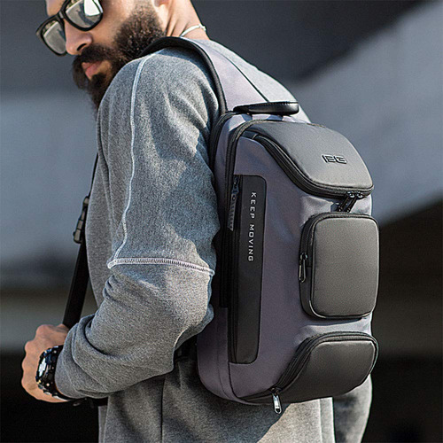 Mochila Bandolera Ozuko Bandolera Impermeable Para Hombre