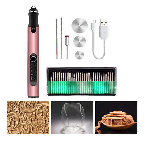 Micro Grabador Pluma Vidrio Grabado Herramienta Kit Madera