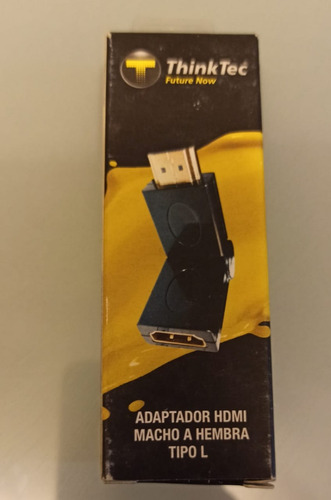 Adaptador Flexible Hdmi Macho Hembra Tipo L Union Extension