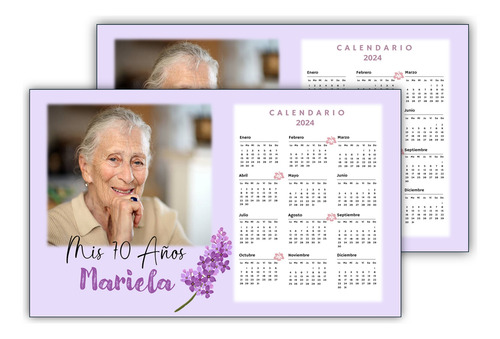Souvenirs De Calendario Con Foto Y Iman X 20 Unid, 19x14 Cm