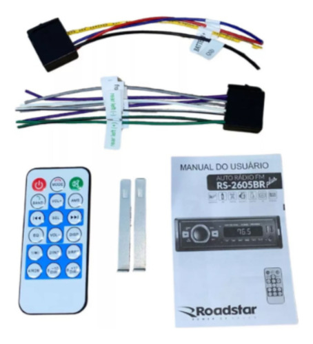Auto Radio Mp3 Crossfox Trafic Bt Rca Fm Sd Usb Rbg