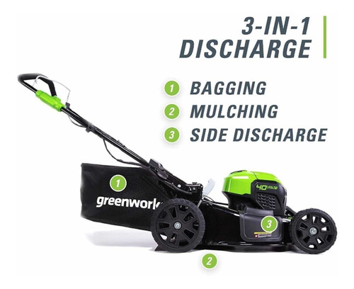 Podadora Eléctrica Greenworks 21-inch 40v Self-propelled