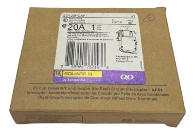 Square D Qo120pcafi 20a Circuit Breaker **sale** Yyd