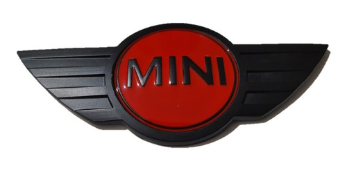 Emblema Mini Cooper Capo Negro Rojo Jhon Sworks
