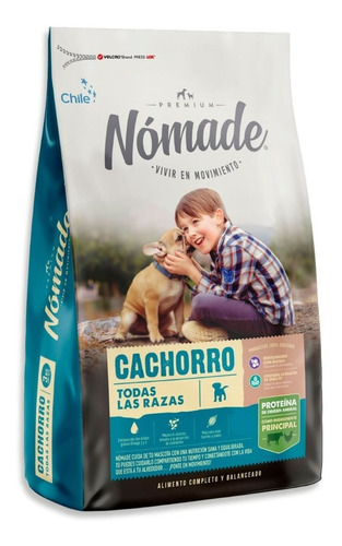 Alimento Nomade Cachorro Premium 3kg Todas Las Razas