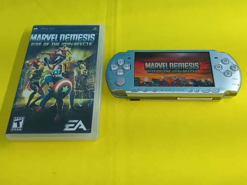 Marvel Nemesis Rise Of The Imperfects Psp Portada Custom