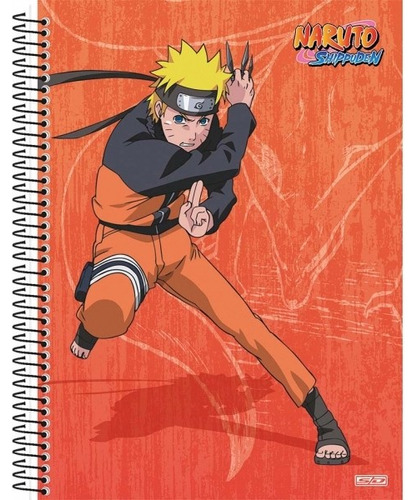 Caderno C/d 01 Materia Naruto Sao Domingos Capa Sortida