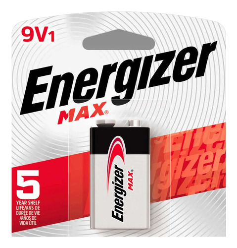 Pila Bateria Rectangular 9v1 Energizer Max Alcalina