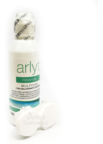 Imagen 2 de 3 de Arlyt Premium 120 Ml Solucion Para Lentes Contacto + Estuche