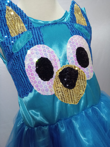 Disfraz Bluey Vestido Niña Bluey 6