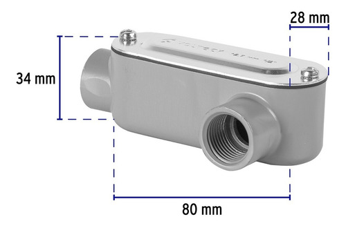 Condulet 1/2 P Conexion Tipo Ll - 46976 - Volteck