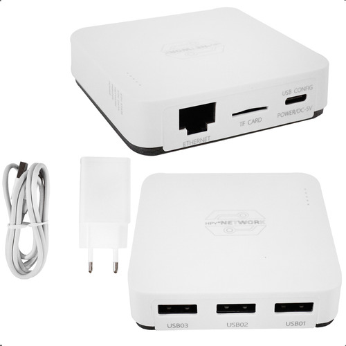 Print Server Multiusuário Conecte 3 Impressoras Via Wi-fi