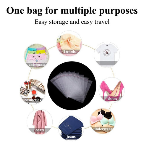 Bolsa Tipo Celofán Cierre Con Adhesivo 40x50 Cms 100 Unds