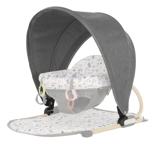 Dream On Me Snug N' Play Canopy, Grey