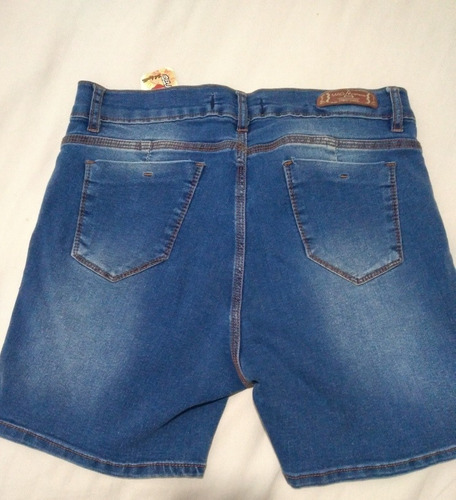 Imagen 3 de 3 de Short Bermuda Jean Elastizado Talle 48