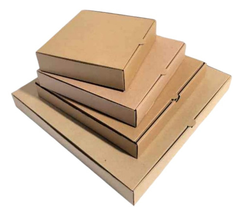 Cajas Para Pizza 20 X 20 X 4.5cm Pack De 50 Und. Color Kraf