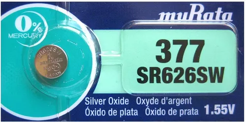 Pila Boton Sr621/363 1,5v Fabriplus Ox.plata O% Mercurio 20x5x0,5 Cm