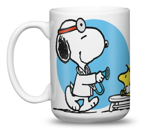 Taza Personalizada Snoopy Doctor Grande