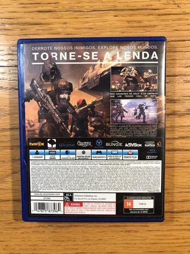 Jogo Ps4 - Destiny (mídia Física) Envio Imediato