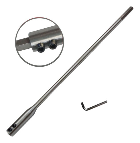 Suporte Alongador Para Ponteiras Bits 1/4 = 6,35mm X 300mm 