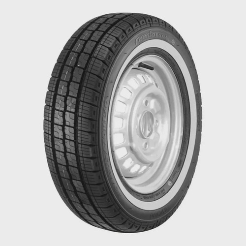 Kit 04 Pneu 205/70r15 Carga Comforser 8 Lonas Faixa Branca