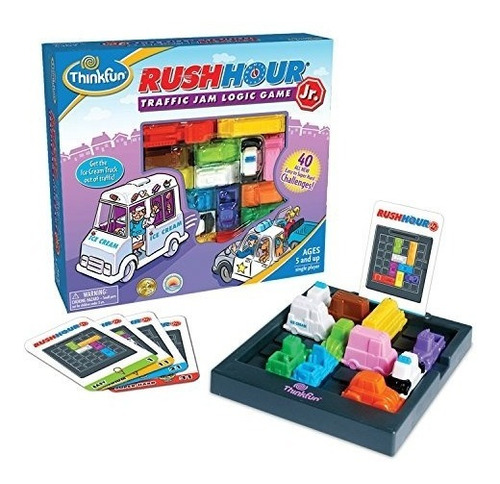 Juego De Lógica Thinkfun Rush Hour Junior Traffic Jam