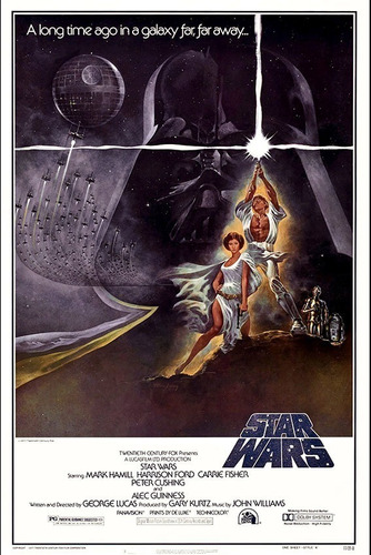 Cuadro Star Wars 1977 60 X 90 Cm