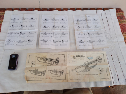 Antiguo Folleto Instrumentos Viento Trompeta Radaelli Hnos.