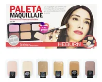 Comprar Set Heburn 927 Maquillaje Profesional 4 Compactos 2 Rubores