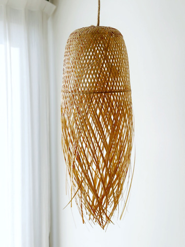 Lámpara Colgante De Bambú Olowalu - Importada Indonesia