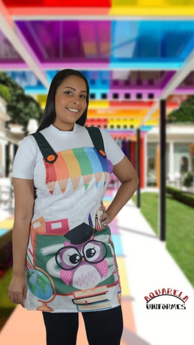 Imagem 5 de 5 de Avental Para Professoras De Educação Infantil - Escolas