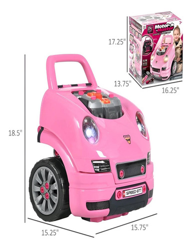 Juguete Set Taller De Mecánico Automotriz 4