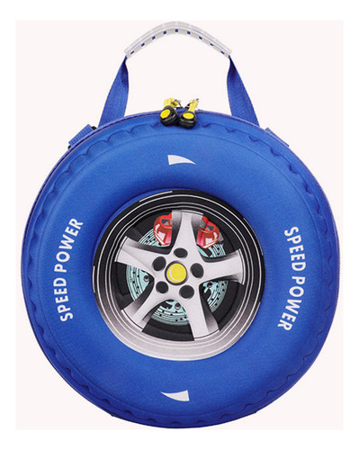 Mochila Con Neumáticos De Coche Con Dibujos Animados For Ni