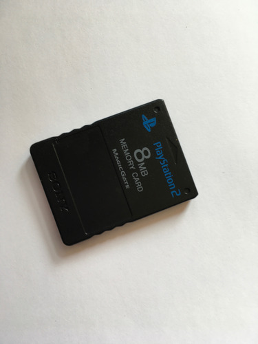 Memory Card Para Consola Ps2 Original 8 Mb. Negra (Usado)