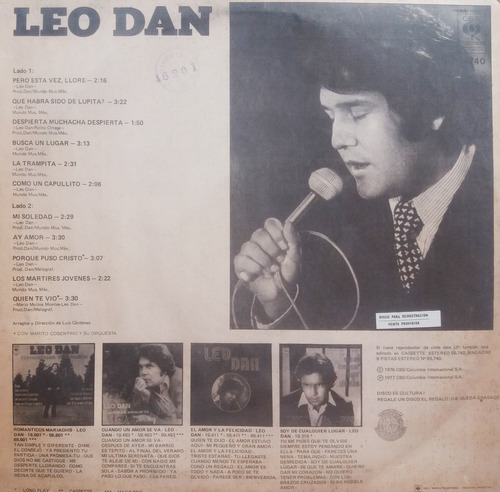 Leo Dan - Leo Dan (2) Lp (Usado)