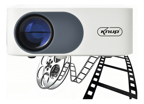 Projetor Knup 2300 Lumens Led Full Hd 1080p Hdmi / Vga Cor Branco 127/220v