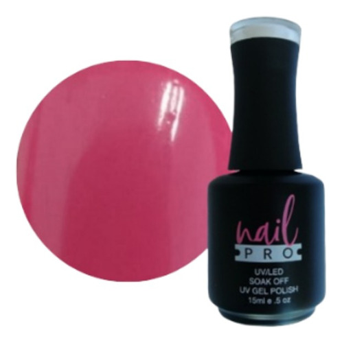 Uv Gel Polish - Fucsia Pastel #x052 (15ml) - Nail Pro