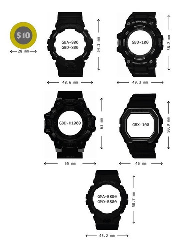Imagen 10 de 10 de Reloj Casio G-shock G-squad Gbd-h1000-1 Heart Monitor