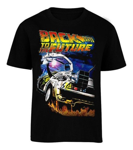 Playera Back To The Future Volver Al Futuro Delorean Auto