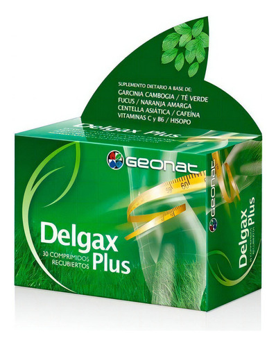 Geonat Delgax Plus Adelgazante Potenciado 30 Comprimidos